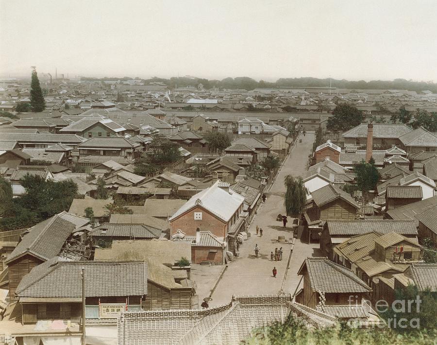 Tokyo Housing, Japan, 1890s Photograph by Miriam And Ira D. Wallach ...