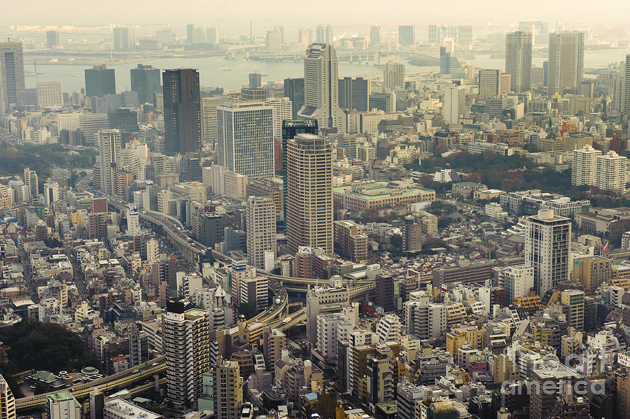 Skyscraper Photograph - Tokyo, Japan by John Shaw