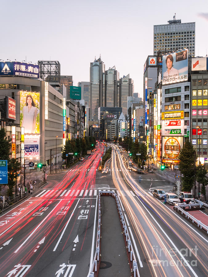 Tokyo Shinjuku rush Photograph by Didier Marti