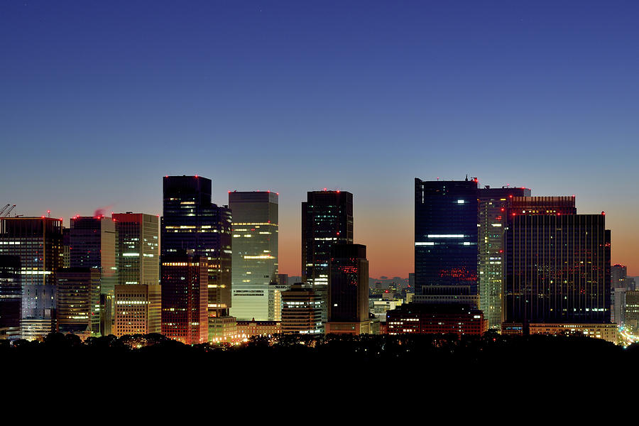 Tokyo, Skyscrapers Of Marunouchi Photograph by Vladimir Zakharov