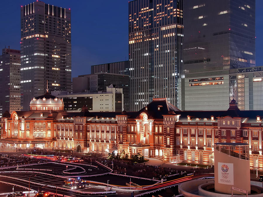 Tokyo Station Special Light-up Photograph by Image Provided By Duane Walker