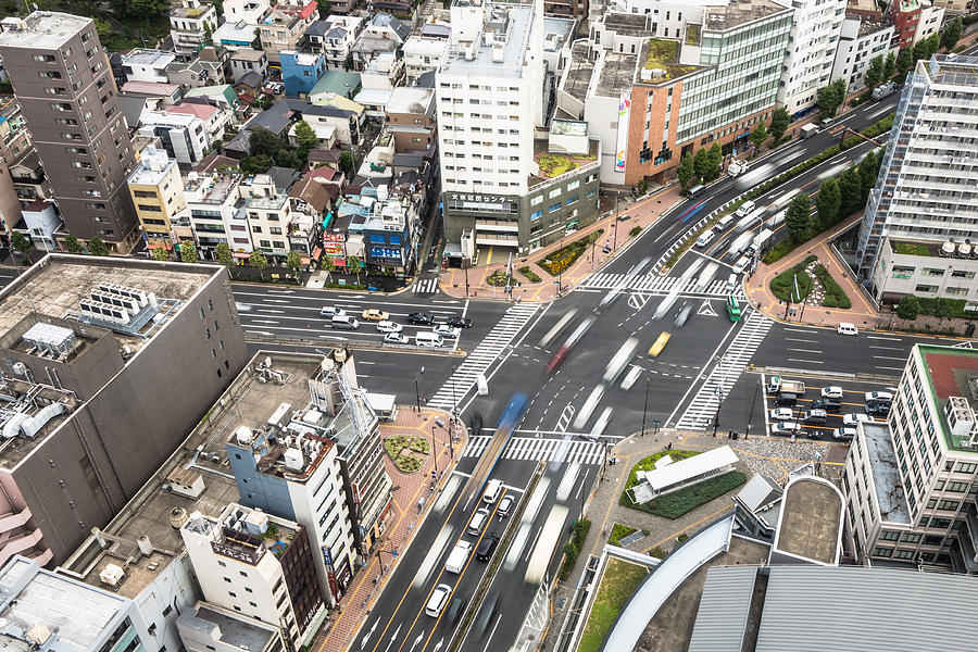 Tokyo streets from above Photograph by @ Didier Marti