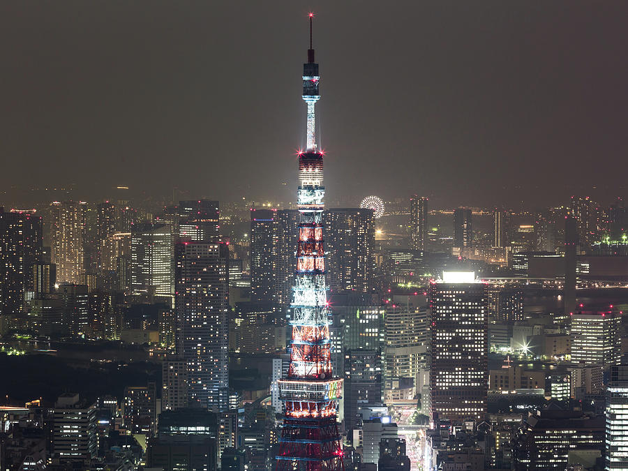 Tokyo Tower At Night Photograph by @ Didier Marti