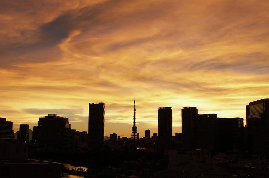 Tokyo Tower At Sunset Photograph by Keiko Iwabuchi Tokyo Tower At Sunset Photograph by Keiko Iwabuchi
