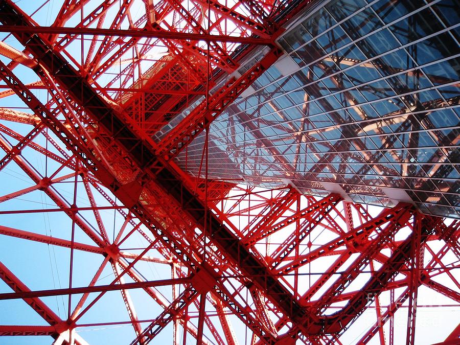 Architecture Photograph - Tokyo Tower by Nelly Bacskay