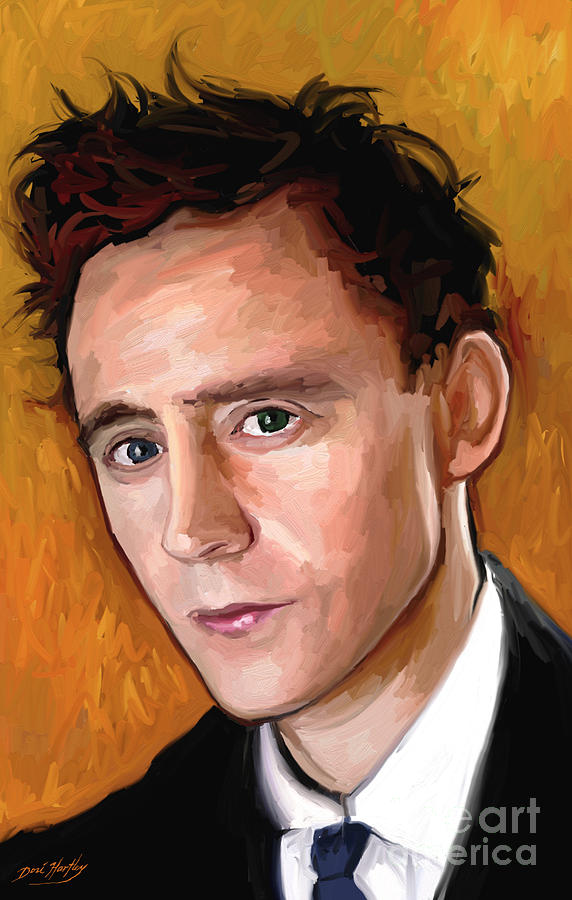 Tom Hiddleston Digital Art By Dori Hartley - Pixels