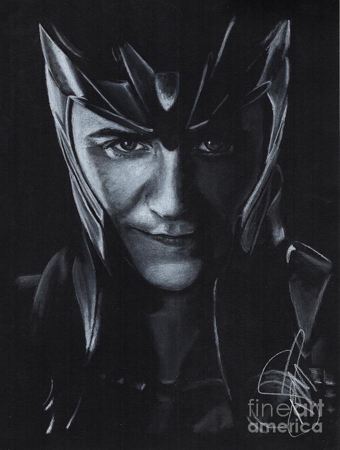 Tom Hiddleston Drawing - Tom Hiddleston by Rosalinda Markle Tom Hiddleston Drawing - Tom Hiddleston by Rosalinda Markle