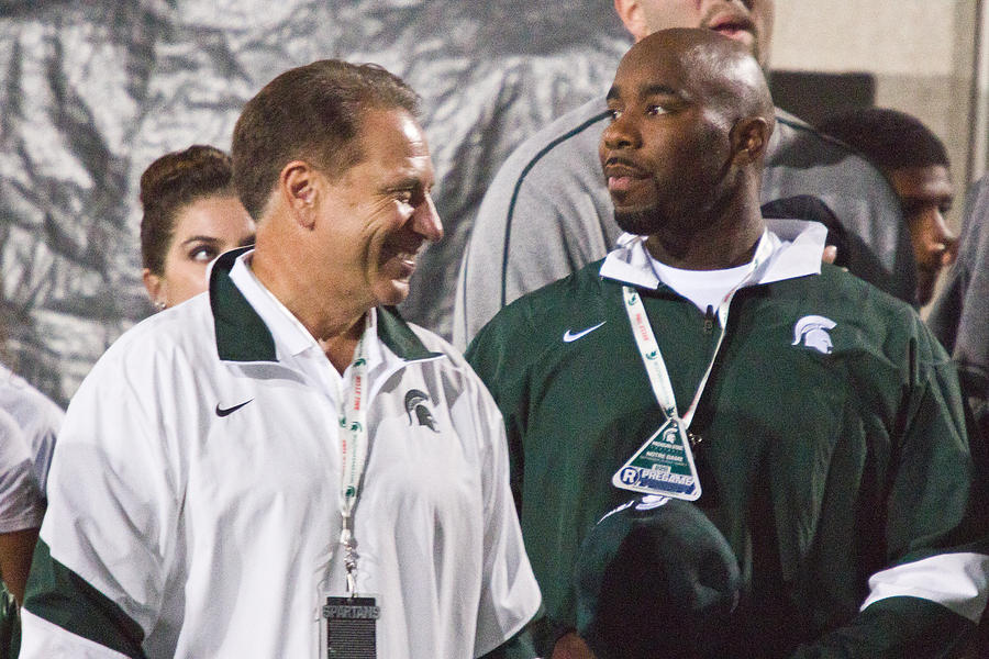 Tom Izzo and Mateen Cleaves  Photograph by John McGraw