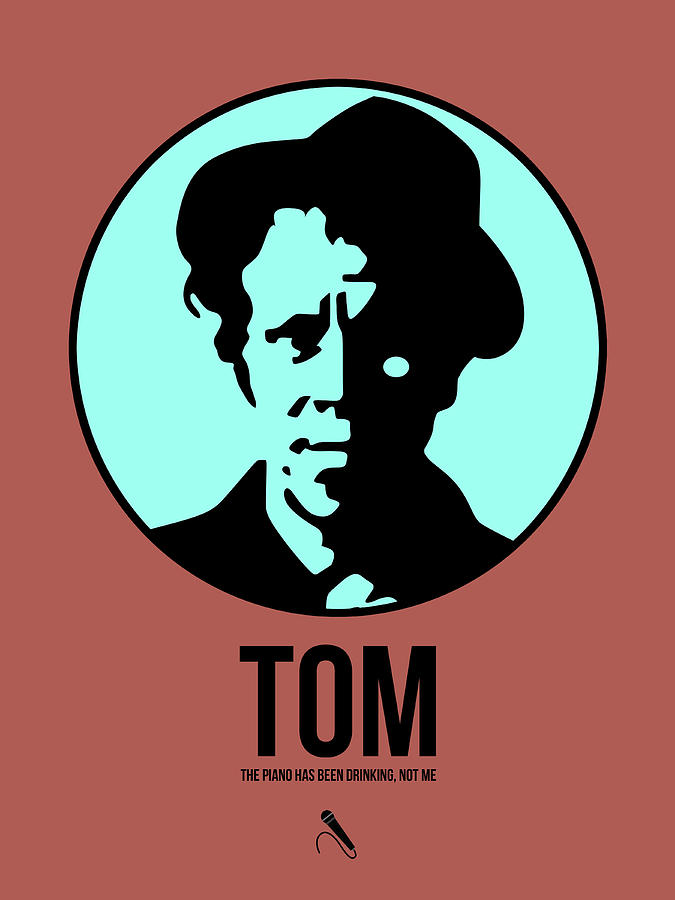Music Digital Art - Tom Poster 2 by Naxart Studio