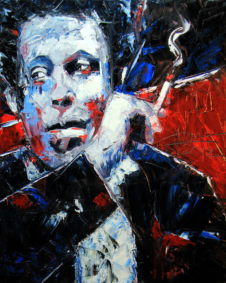 Tom Waites Painting by Jim Vance