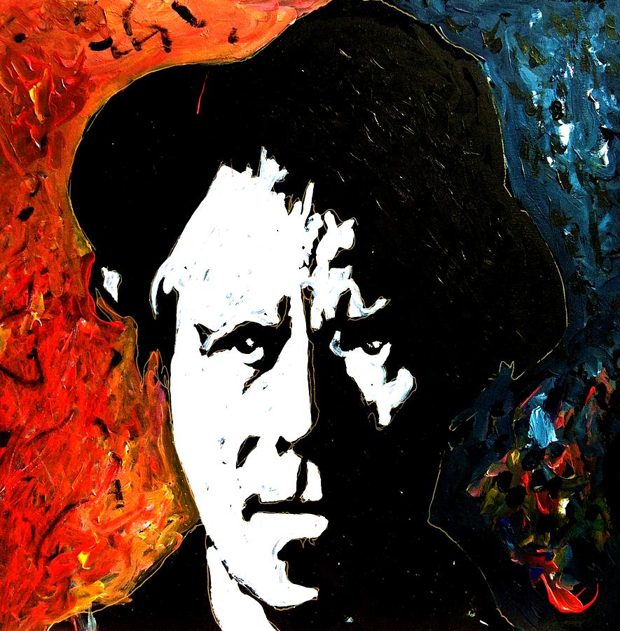 Tom Waits Painting by Neal Barbosa