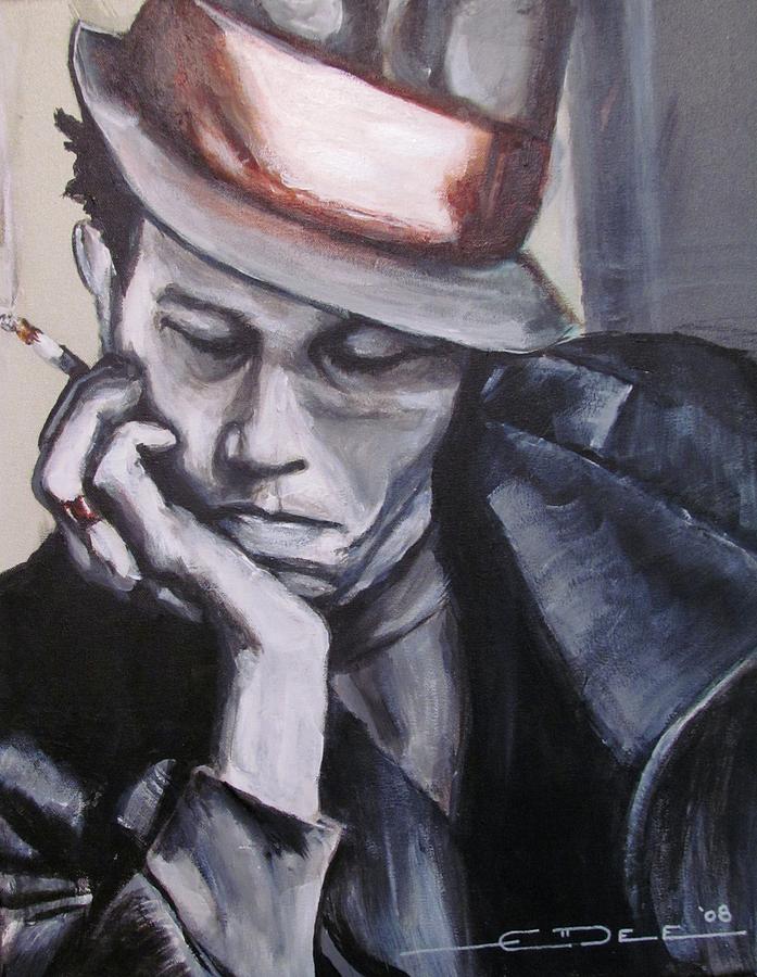 Tom Waits one Painting by Eric Dee