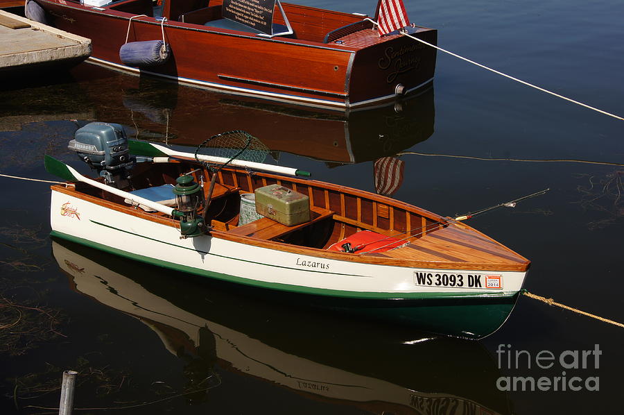 Tomahawk Wood Boat Photograph by Neil Zimmerman