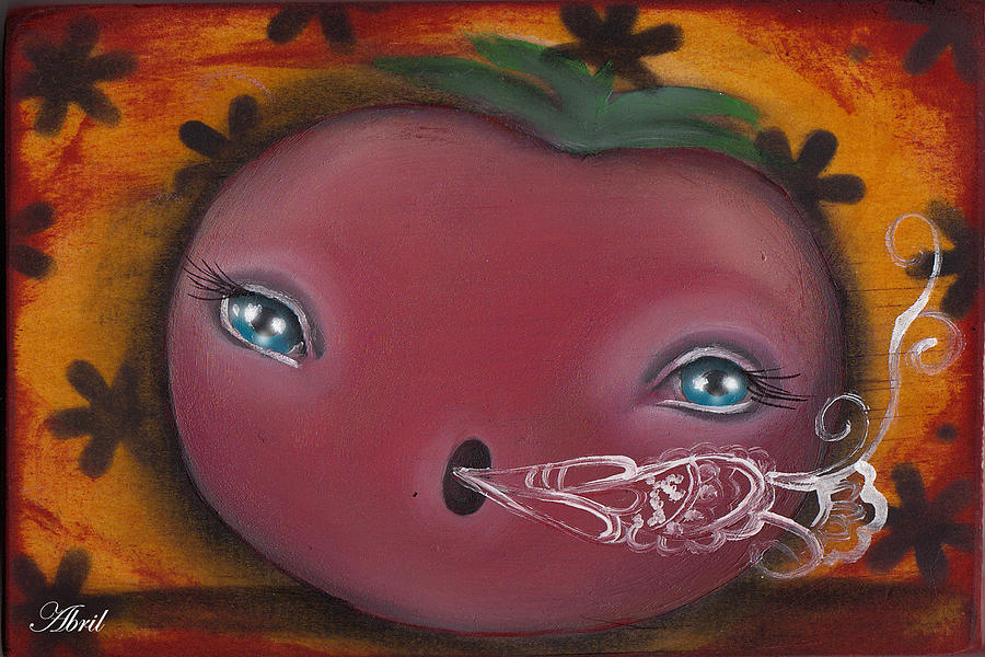 Tomatito Painting by Abril Andrade
