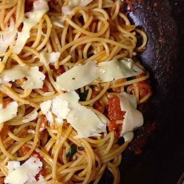 Tomato, Basil, Shaved Parmesan = 💓 Photograph by Roshni Vatnani