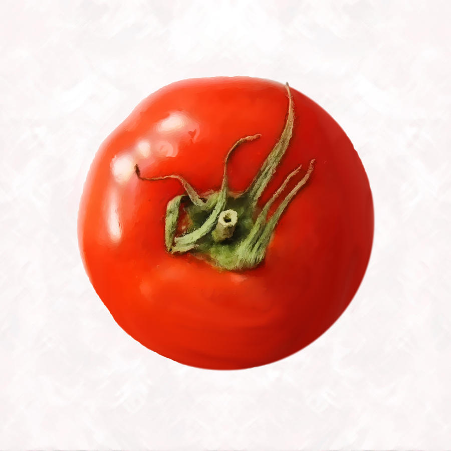 Tomato Digital Art by David Blank