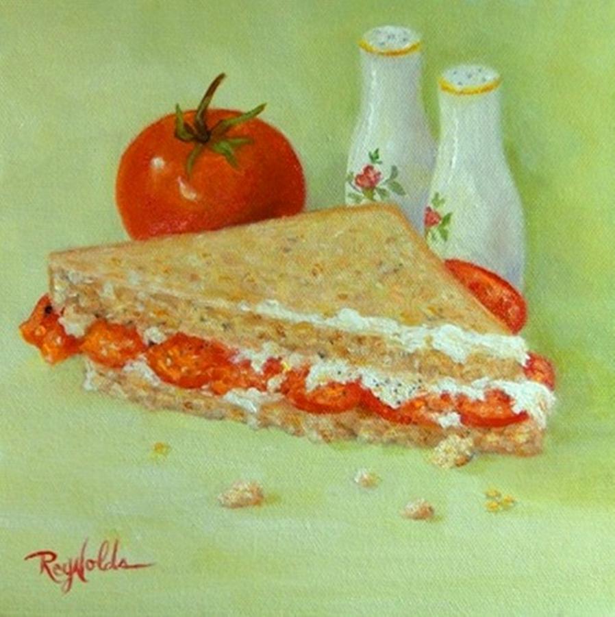 Tomato Sandwich Half by Carol Reynolds Tomato Sandwich Half by Carol Reynolds