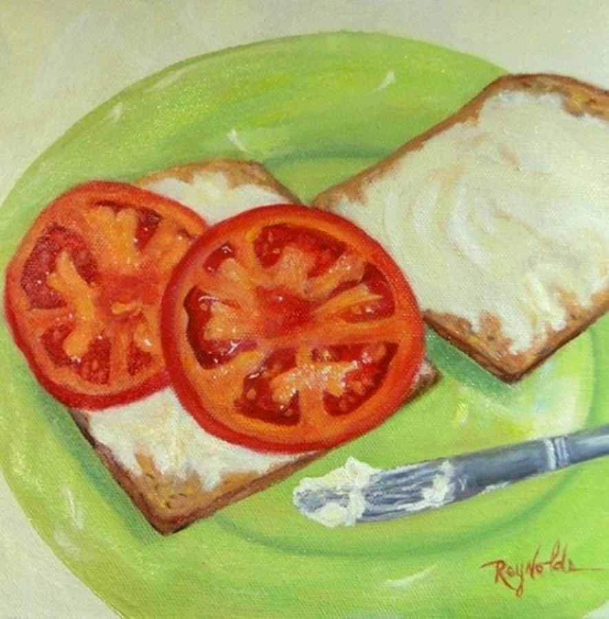 Tomato Sandwich Portrait by Carol Reynolds Tomato Sandwich Portrait by Carol Reynolds