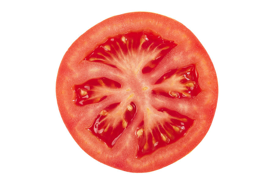 Tomato slice Photograph by A-s-l