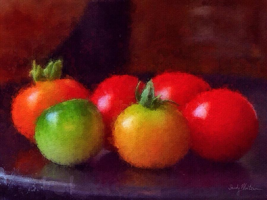Tomato Painting - Tomato Tomahto by Sandy MacGowan