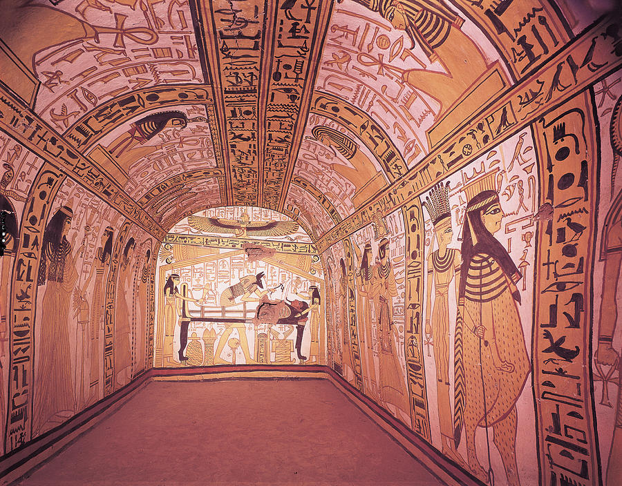 Tomb Of Nektamun, Thebes, Egypt Photograph by Brian Brake
