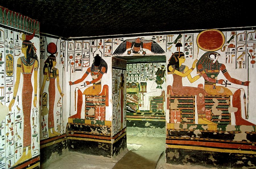 Tomb Of Queen Nefertari Photograph By Patrick Landmann Science Photo Library Pixels Merch