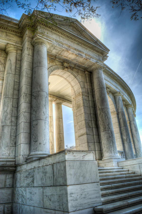 Architecture Photograph - Tomb of the Unknown Soldier at Arlington National Cemetery by Eric March