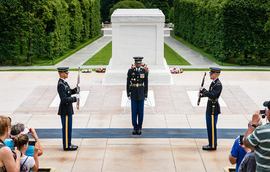 Tomb of Unknown Soldier in Arlington, Virginia, USA Photograph by Miralex