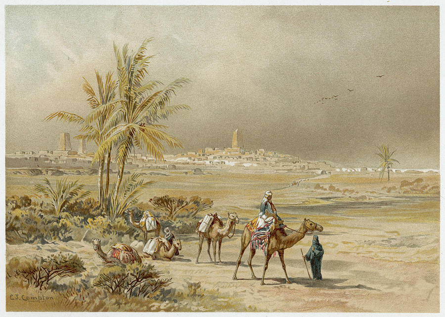 Tombouctu (timbuktu) Reached By German Drawing by Mary Evans Picture