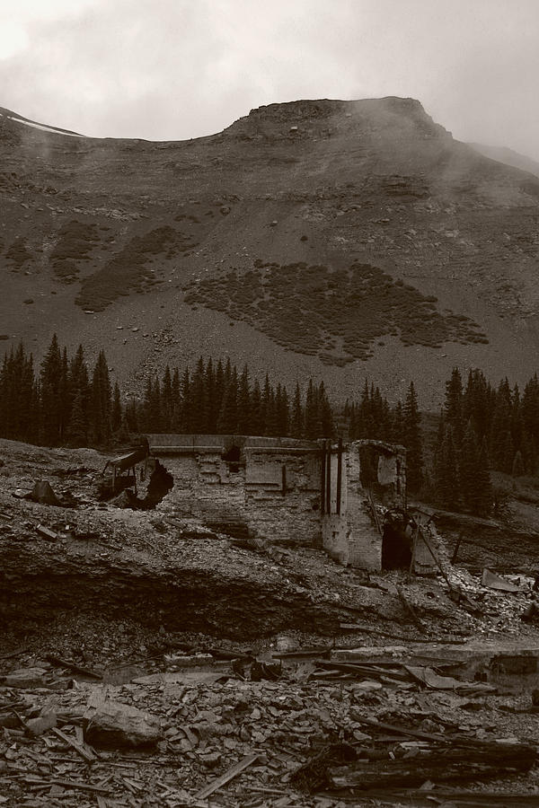Mountain Photograph - Tomboy Ghost Town I by Daniel Woodrum