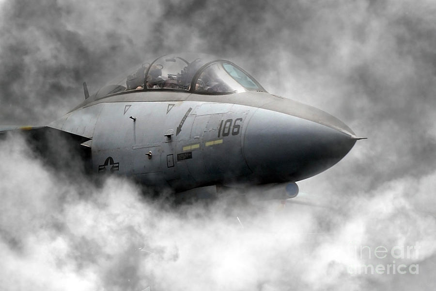 Top Gun Digital Art - Tomcat Launch by Airpower Art