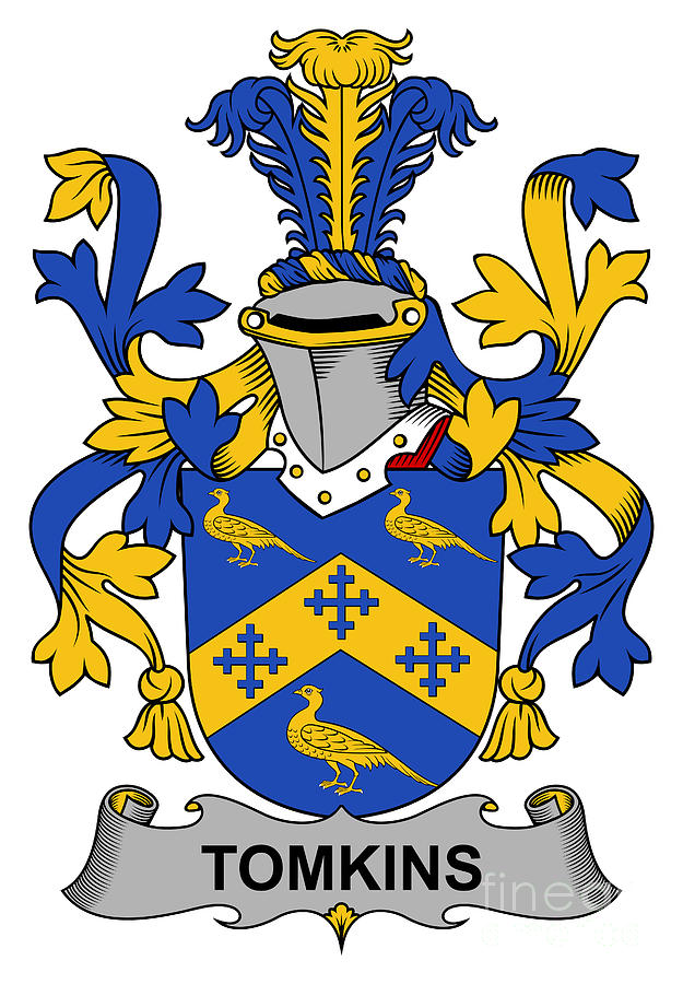 Tomkins Coat of Arms Irish Digital Art by Heraldry - Fine Art America