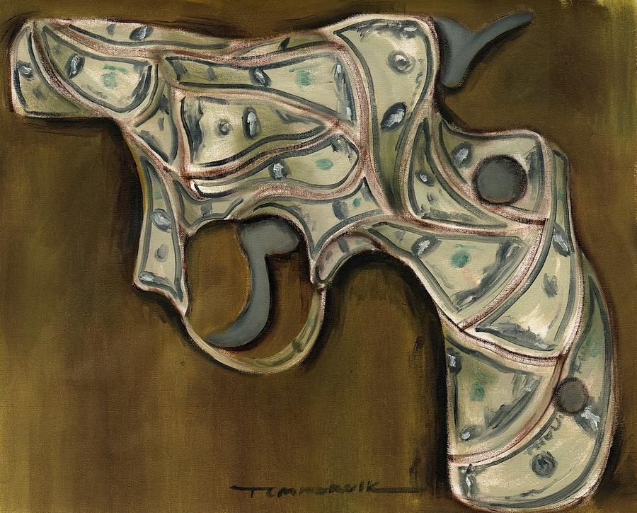 Tommervik Cash Gun Art Print Painting by Tommervik