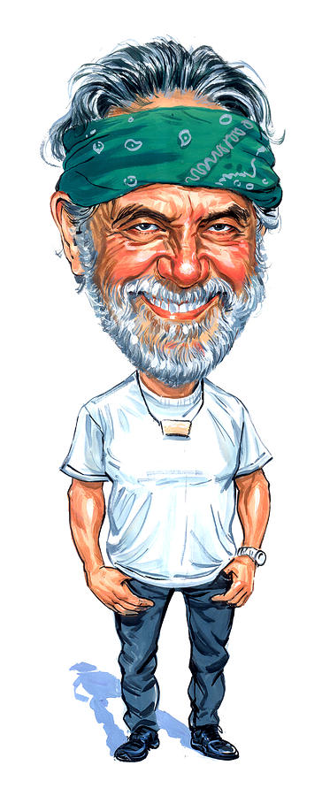 Celebrity Painting - Tommy Chong by Art
