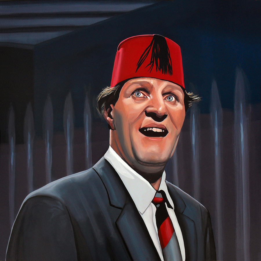 Magician Painting - Tommy Cooper by Paul Meijering