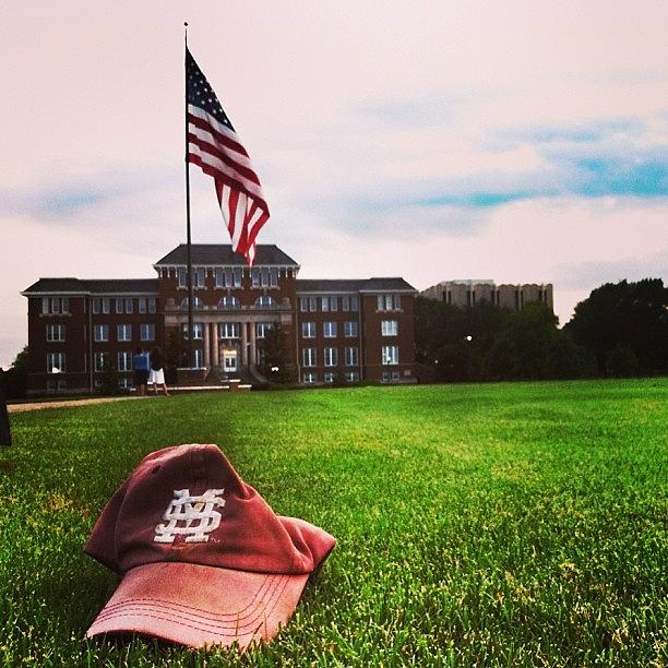 Hailstate Photograph - Miss State Drill Field by Thisawkwardlife Adcock