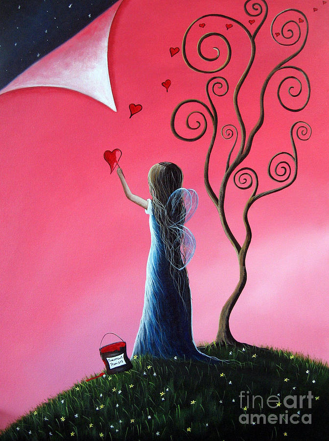 Tomorrows Promises Are A Dream Away by Shawna Erback Painting by Moonlight Art Parlour