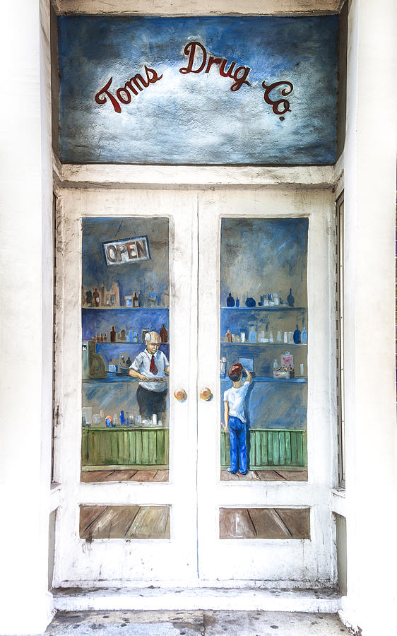 Toms Drug Store Painting - Photography by Jo Ann Tomaselli Photograph by Jo Ann Tomaselli