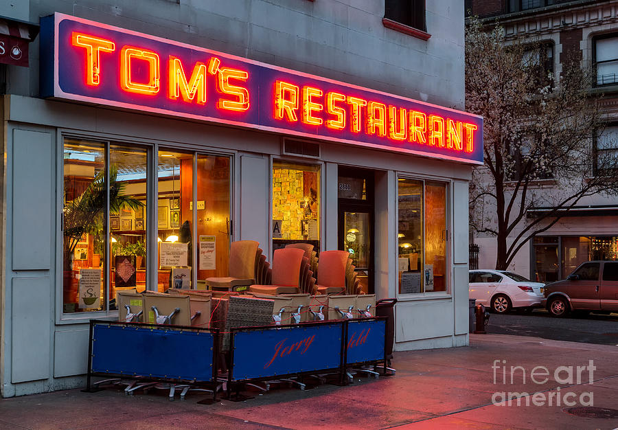 Jerry Seinfeld Photograph - Toms Restaurant by Jerry Fornarotto