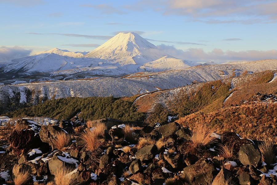 Tongariro National Park Mountains Photograph by Ngaire Lawson - Fine ...