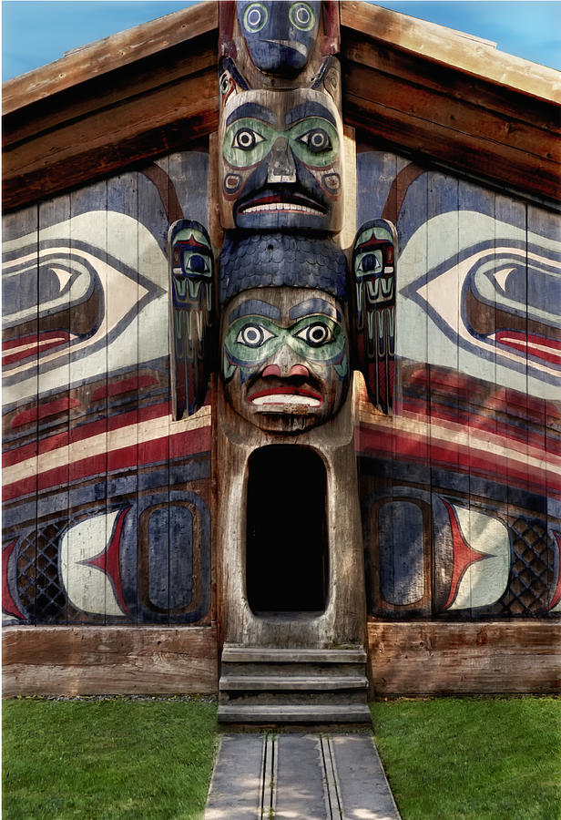 Tongass Clan House Photograph by Gary Warnimont
