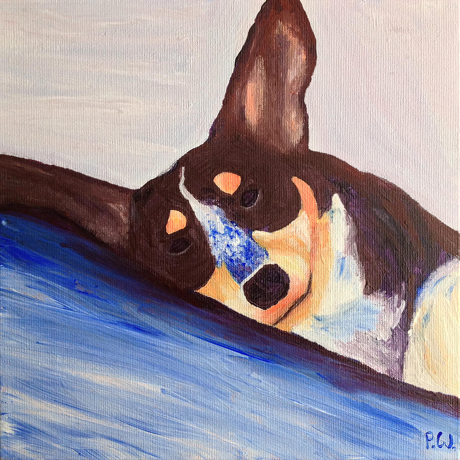 Dog Painting - Tonks by Patricia Warne 