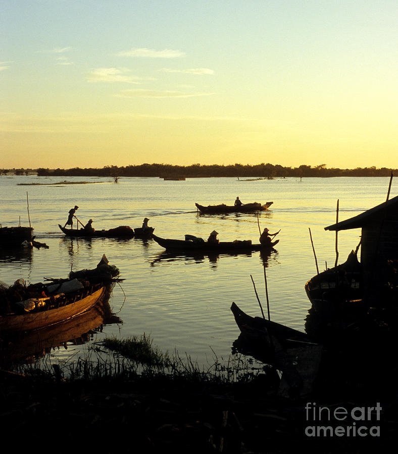 Tonle Sap Sunrise 04 Photograph by Rick Piper Photography