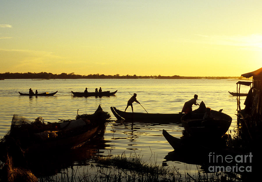 Tonle Sap Sunrise 05 Photograph by Rick Piper Photography