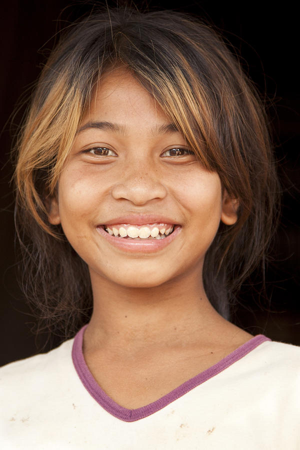 Tonle Sap Village Girl Photograph by Jo Ann Tomaselli
