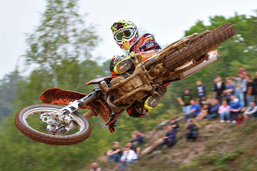Boot Photograph - Tony Cairoli Whip Look - Maggiora Mx Opening by Stefano Minella