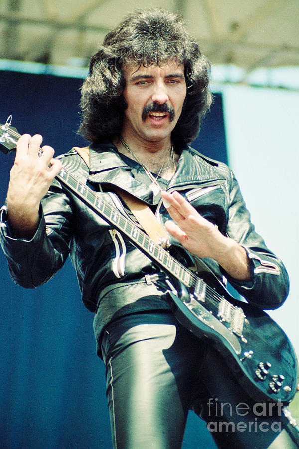 Tony Iommi of Black Sabbath during 1980 Tour  Photograph by Daniel Larsen