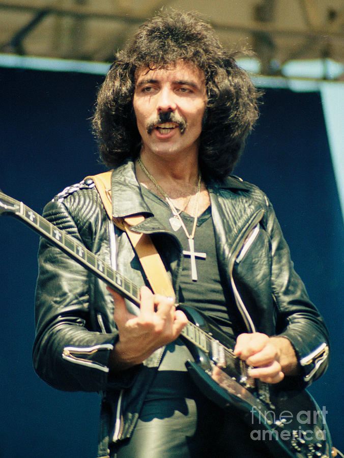 Tony Iommi of Black Sabbath during 1980 Tour/New Release  Photograph by Daniel Larsen