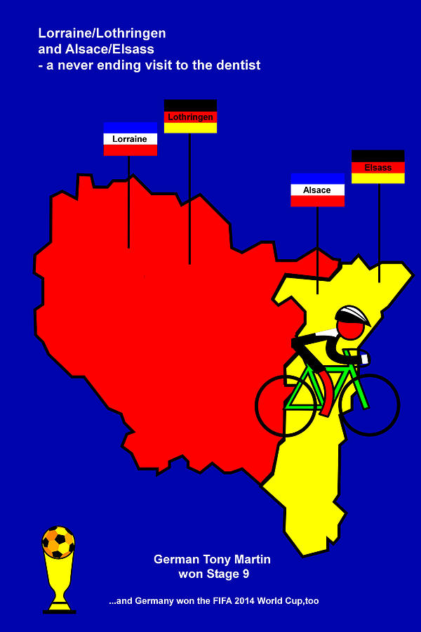 Tour De France Digital Art - Tony Martin won Stage 9 by Asbjorn Lonvig