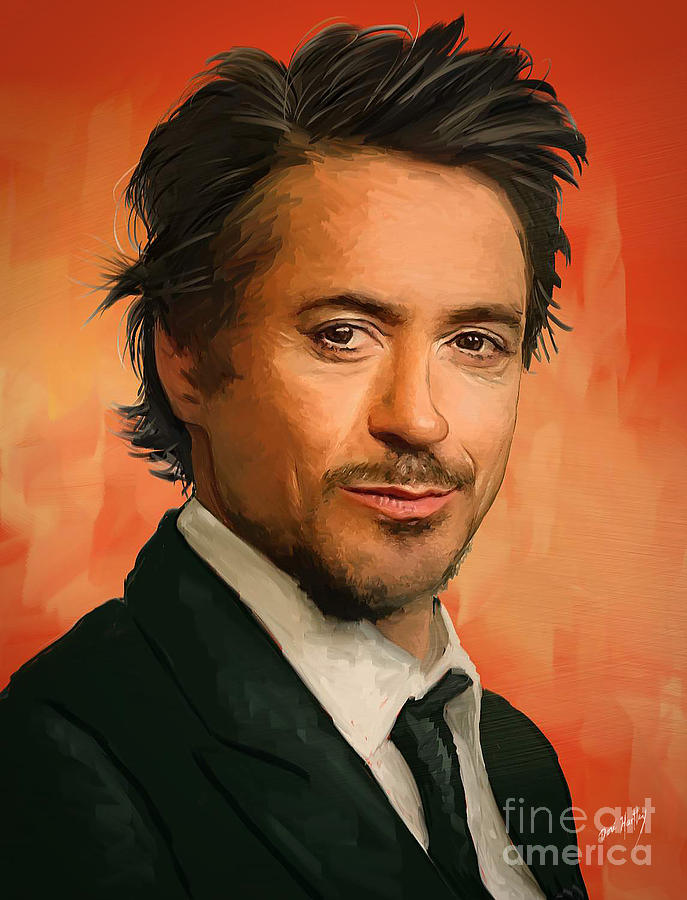 Tony Stark Digital Art by Dori Hartley